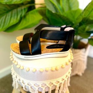 Adrienne Vittadini Claud Sport Flatform Sandals